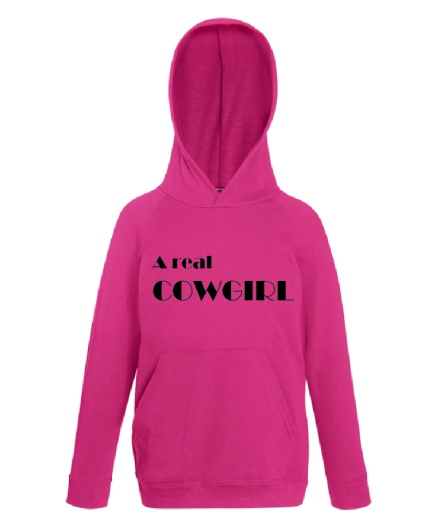 A real cowgirl hoodie - diverse kleuren